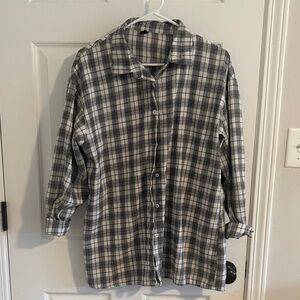 SHEIN Monochrome Checkered Men's Shirt